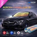 Aurora Chameleon 75 Nano Ceramic Window Film – Full Car DIY Tint Cutting Kit