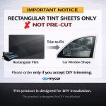 Gold InfraShield Multi-Layer Sputtering with Safety 3mil Window Tint – Full Car DIY Cutting Kit - Image 6