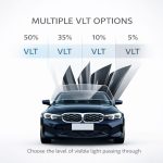 Sputter Window Tint – High Heat Rejection Film | IR >95% UV 99% | Clear Visibility | Full Car DIY Cutting Kit - Image 3